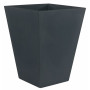 Pot de jardin carré gris anthracite