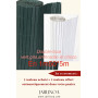 Clôture plastique double face