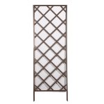 Treillis fixe PVC marron FB